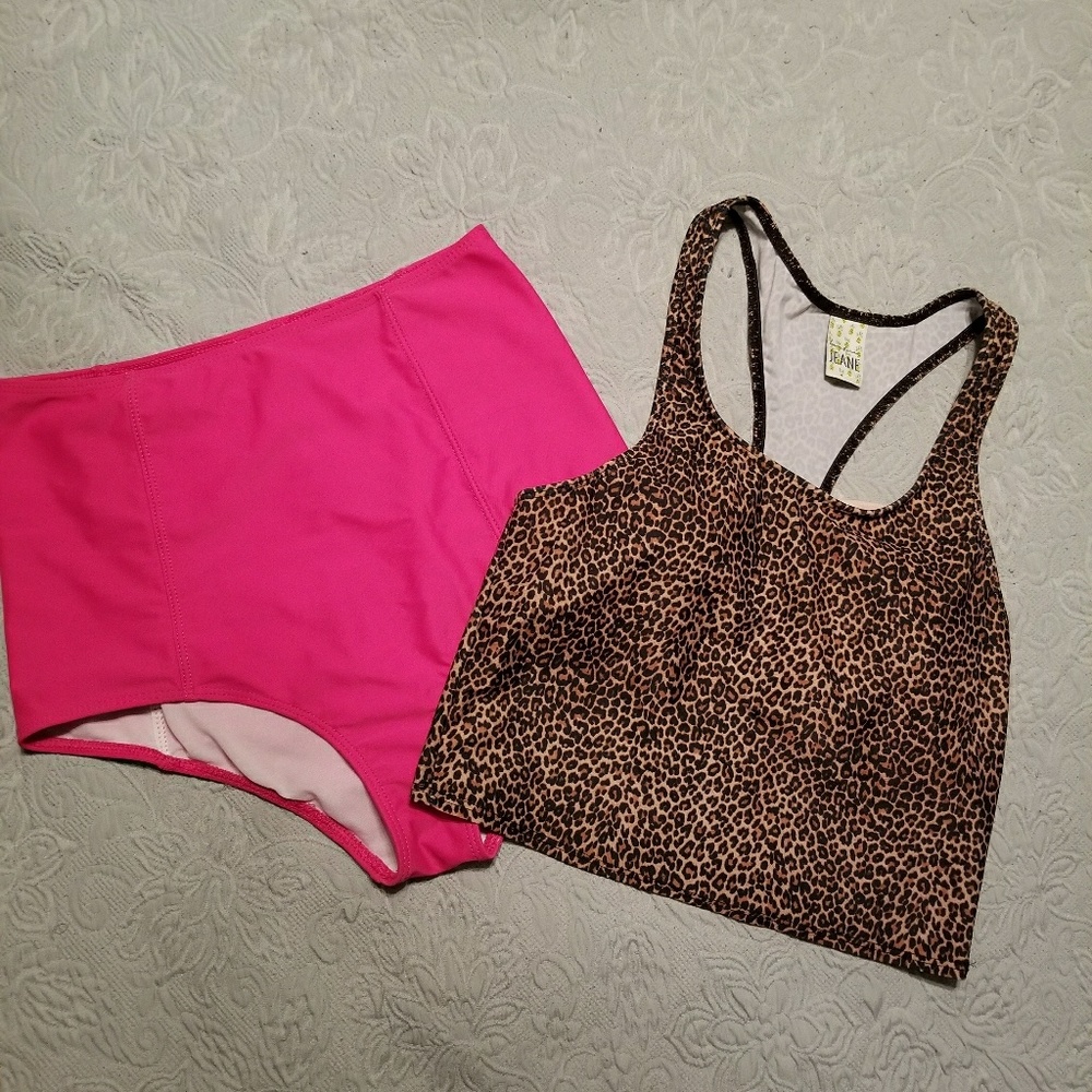 Small Kortni Jeane High Rise Swim Bottoms